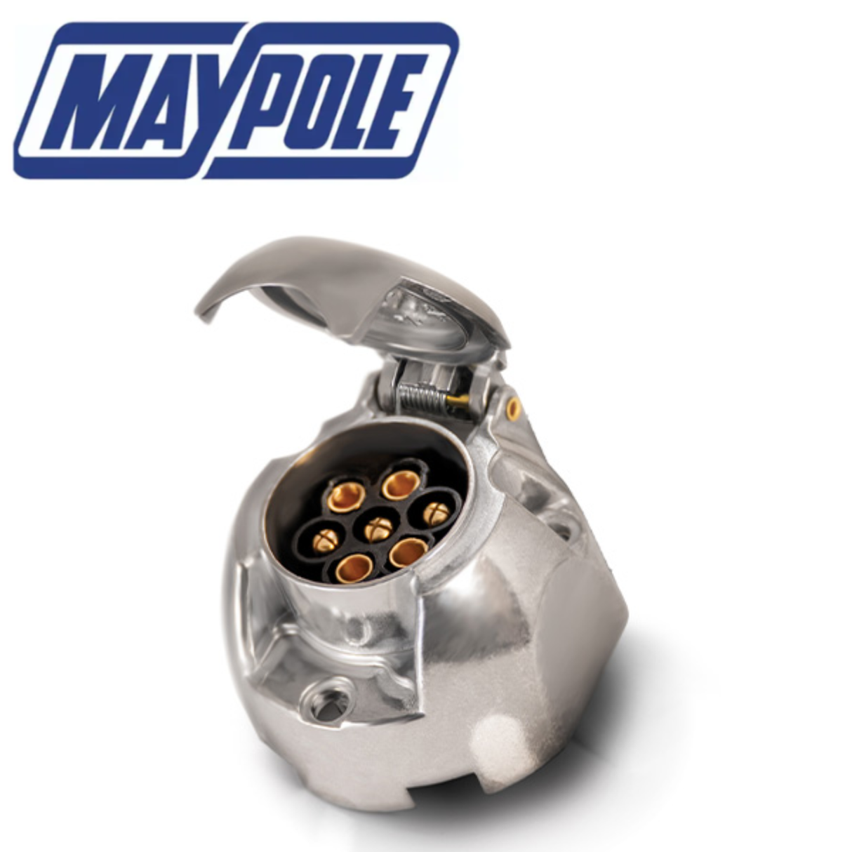 Maypole 12N Type 7 Pin Aluminium Socket MP025