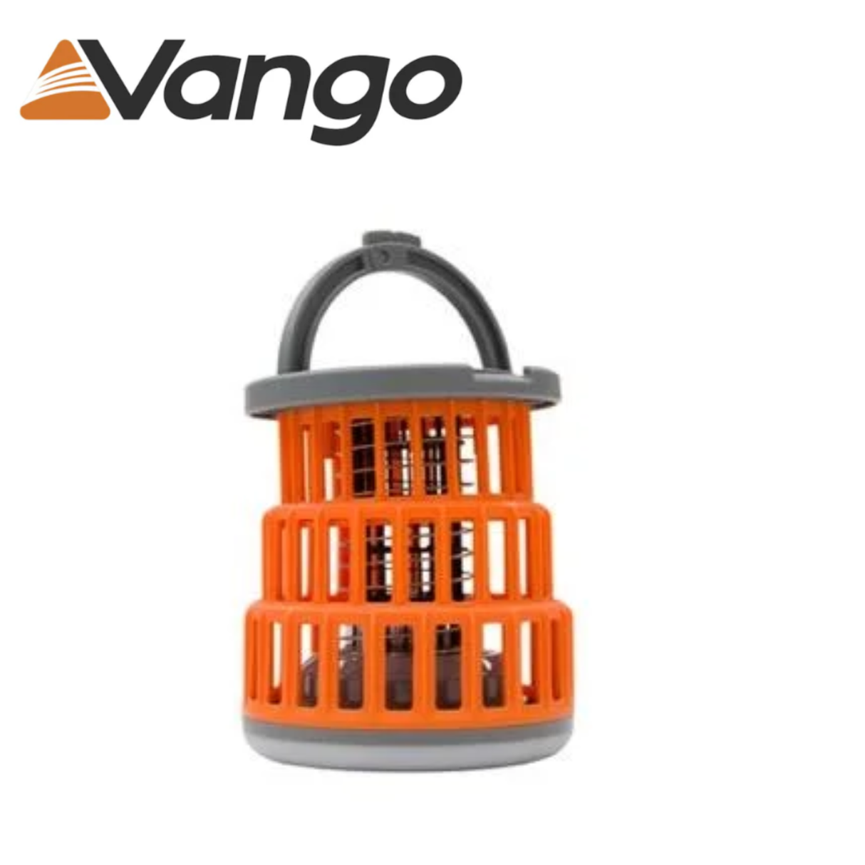 Vango Midge 100 Light and Fly Zapper device with a compact design, featuring a power switch and built-in light for insect control.