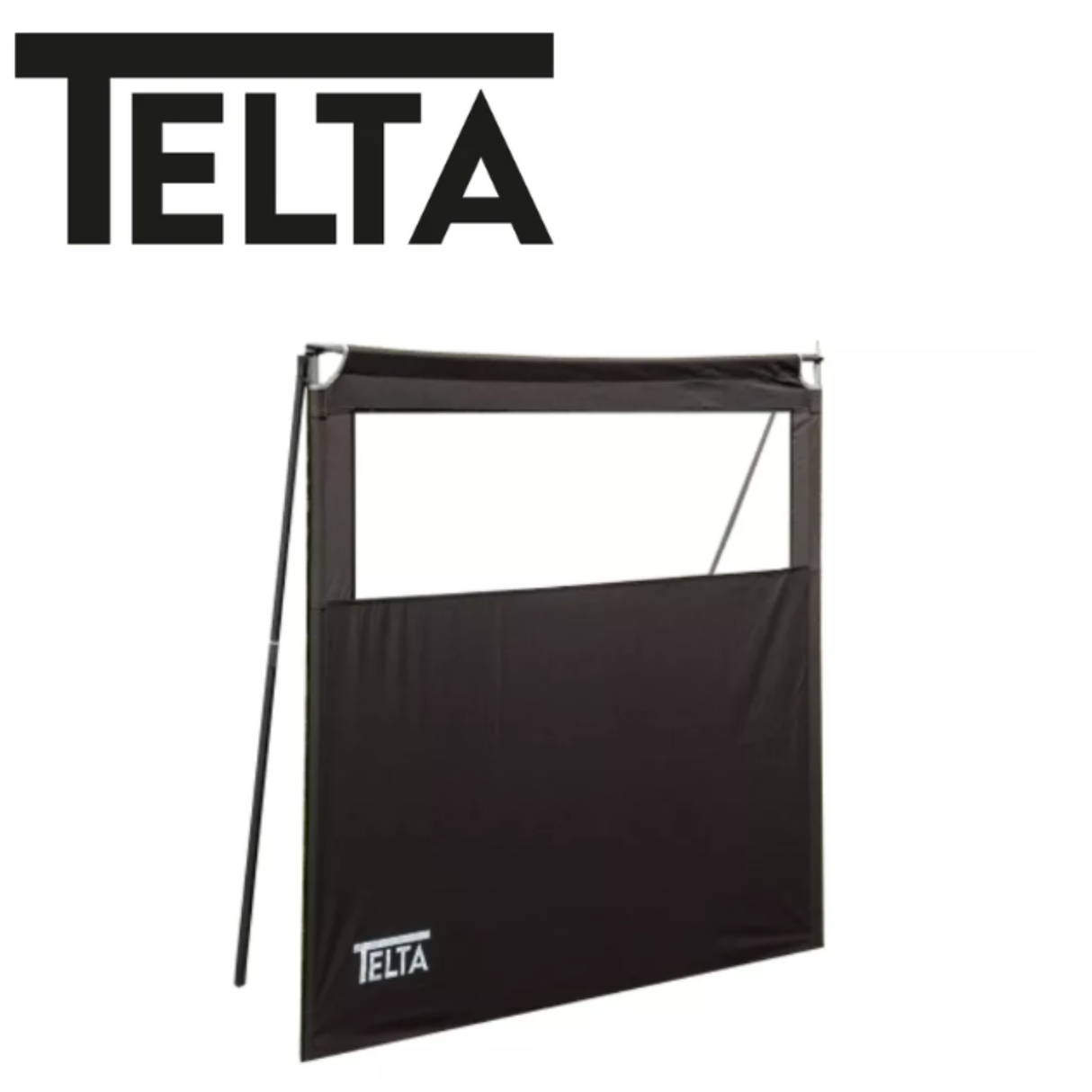 Telta TelTex 1-panel windbreak, lightweight outdoor wind protection with durable fabric, ideal for garden or patio use.