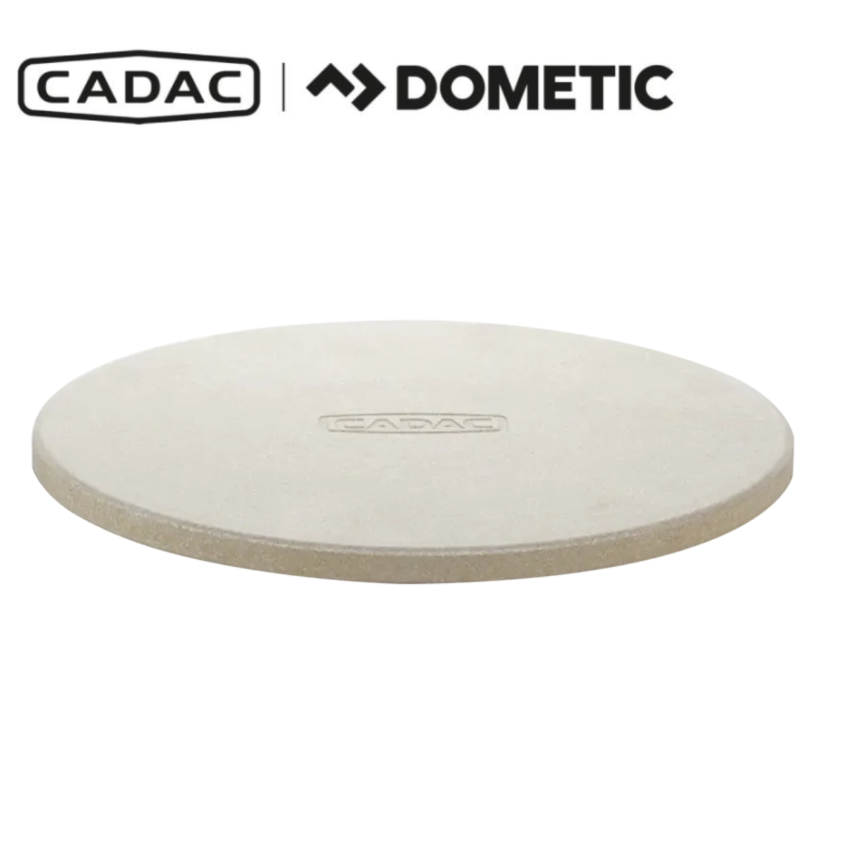 Cadac Dometic 25cm pizza stone for baking authentic homemade pizzas on a grill or oven.