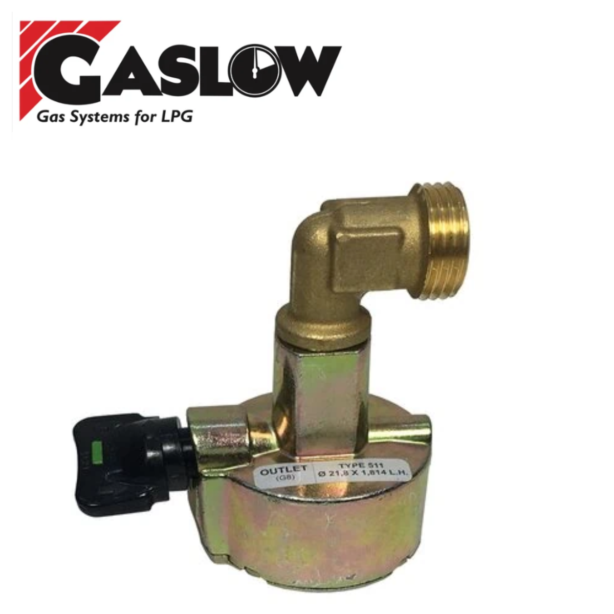 Gaslow 27mm Clip-on Adapter - Top Entry Elbow