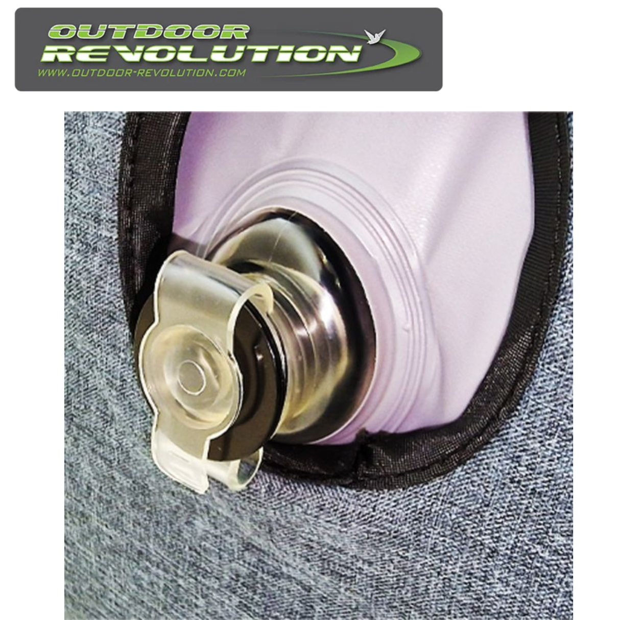 Outdoor Revolution Campese Thermo Arm Chair in a comfortable outdoor setting with a cozy padded design.