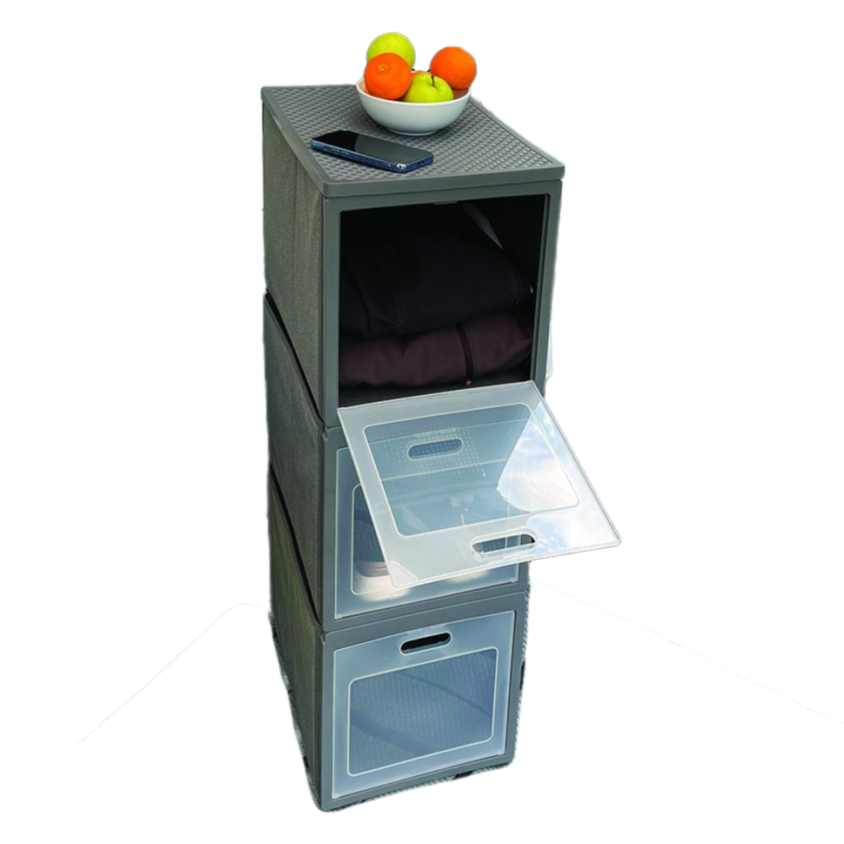 3 tier storage unit