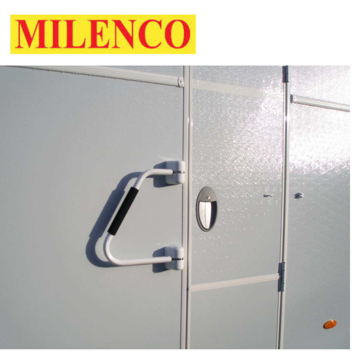 Milenco Large Security 41 handrail featuring robust design for enhanced safety and stability.