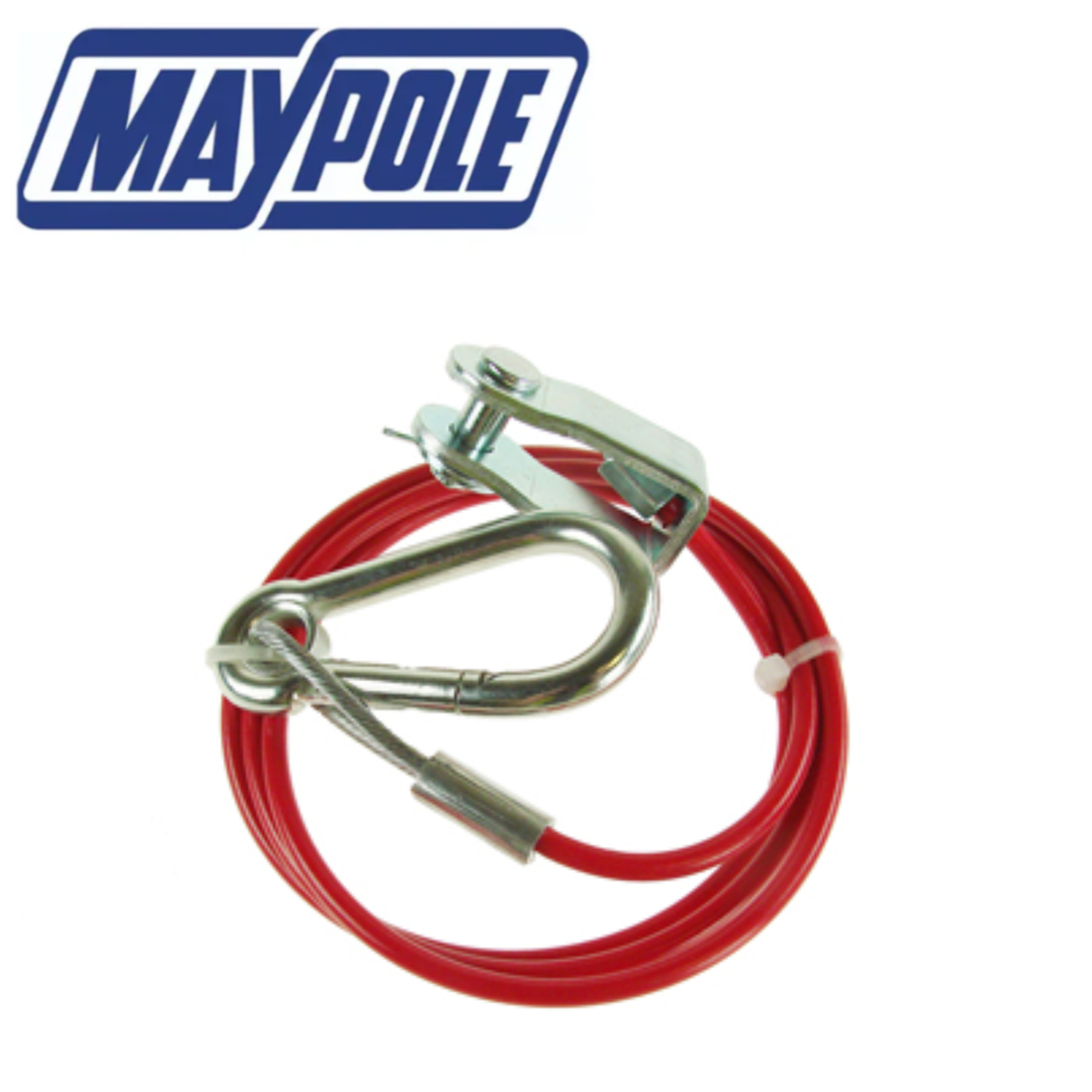 Maypole 1m x 3mm Red PVC Breakaway Cable