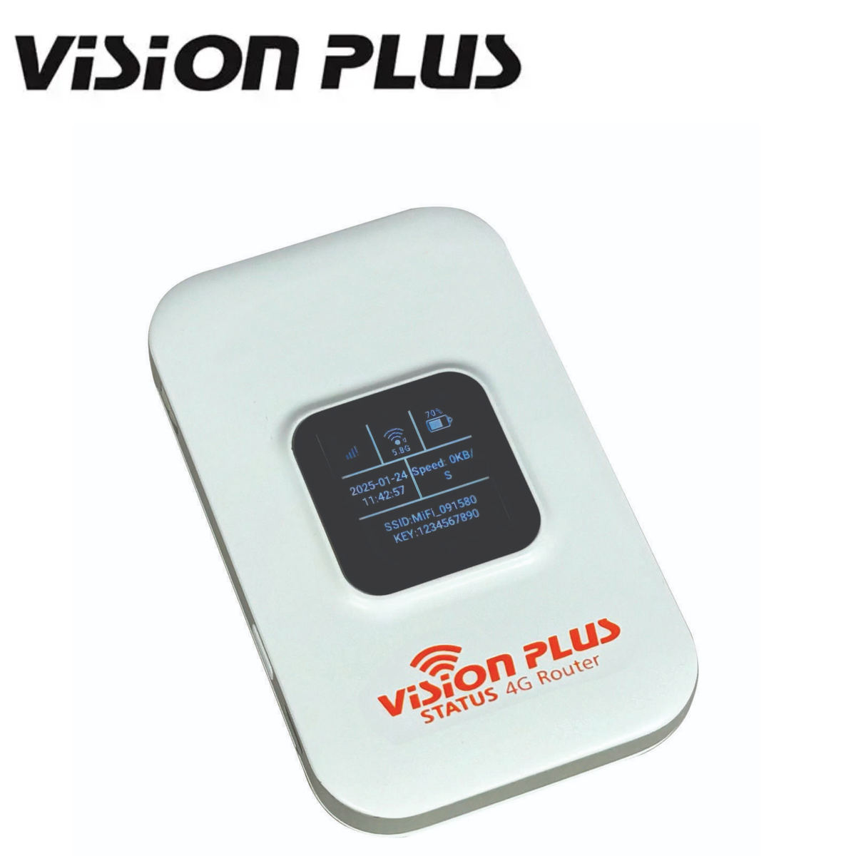 Vision Plus STATUS 570 Directional TV & WiFi Antenna + 4G Router – WHITE