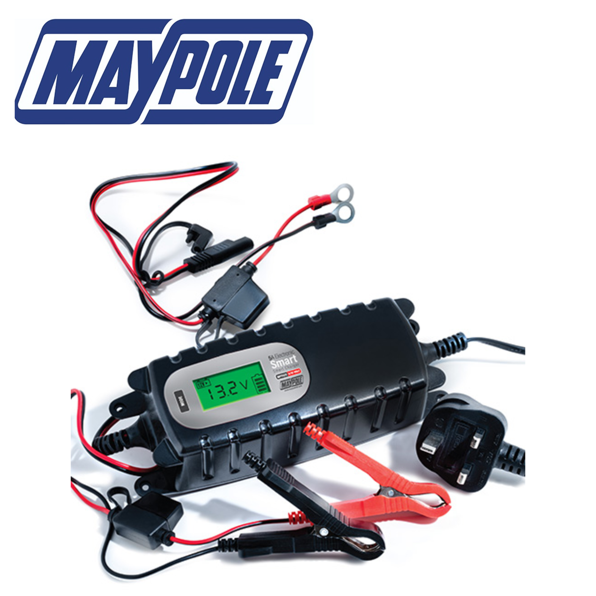 Maypole 5A 6V/12V Electronic Smart Charger