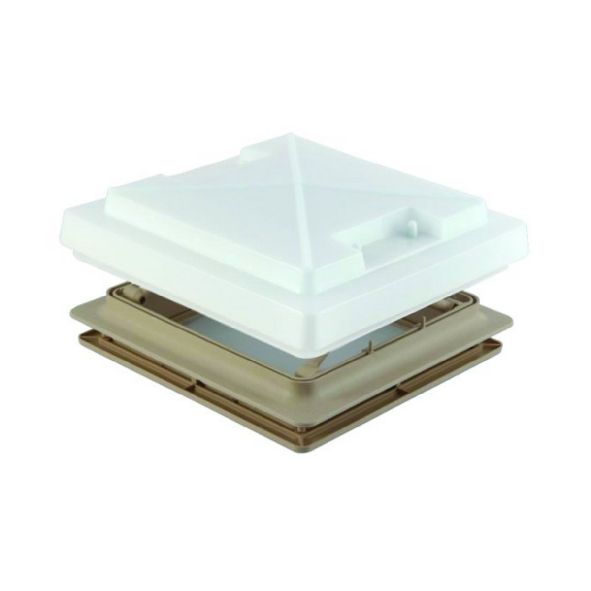 MPK beige 420 x 400 rooflight with flynet, lock and roller blind