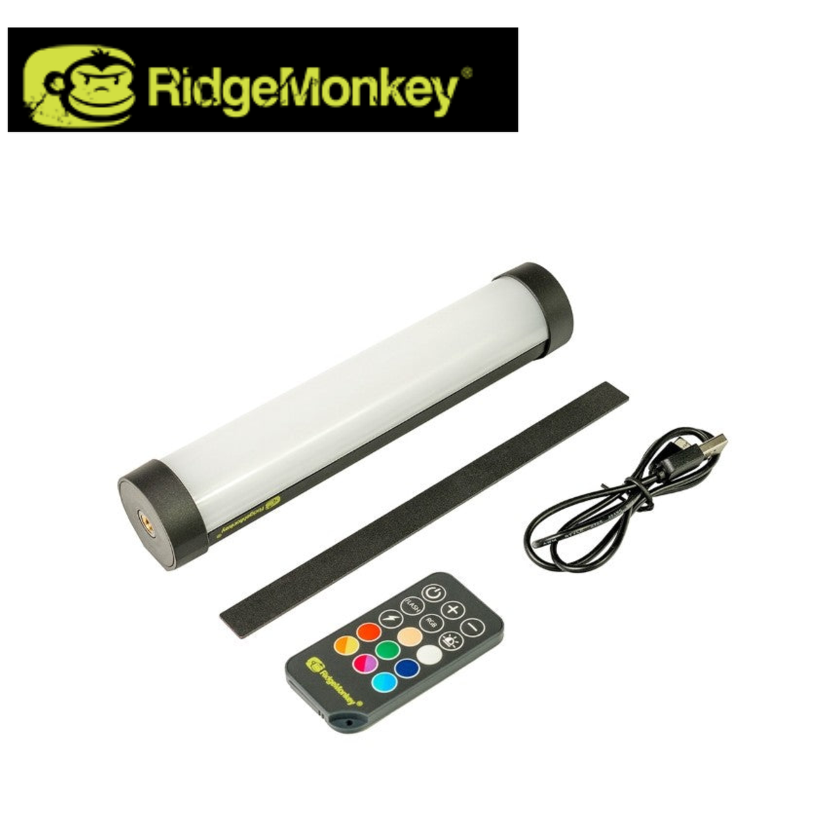 RidgeMonkey Base Lite IR light, compact and portable LED light for camping and outdoor activities.