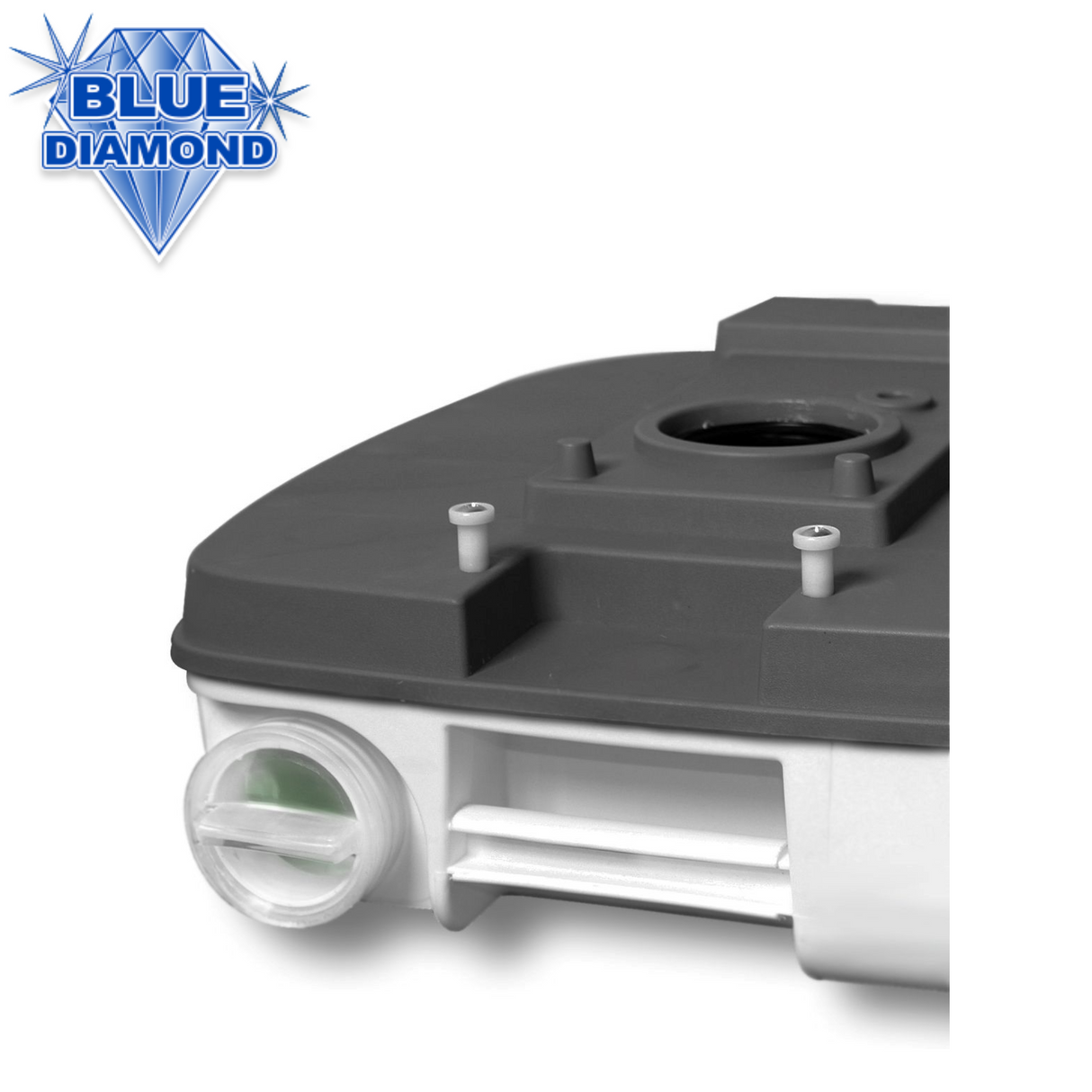 Blue Diamond Nature Calls Portable Toilet with compact design and sturdy construction, ideal for outdoor use.