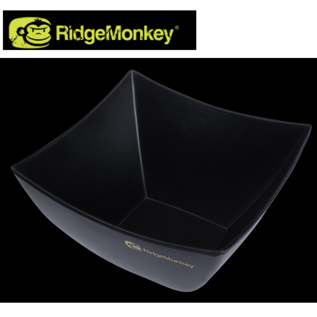 RidgeMonkey DLX Bowl, a durable and lightweight camping bowl with a smooth finish, ideal for outdoor dining and cooking.