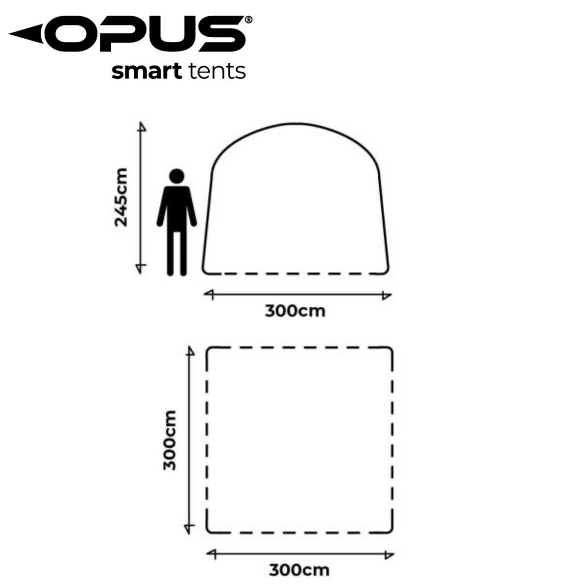 Opus Smart Air Gazebo Self Inflating