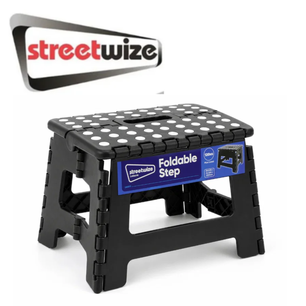Streetwize Plastic Folding Step