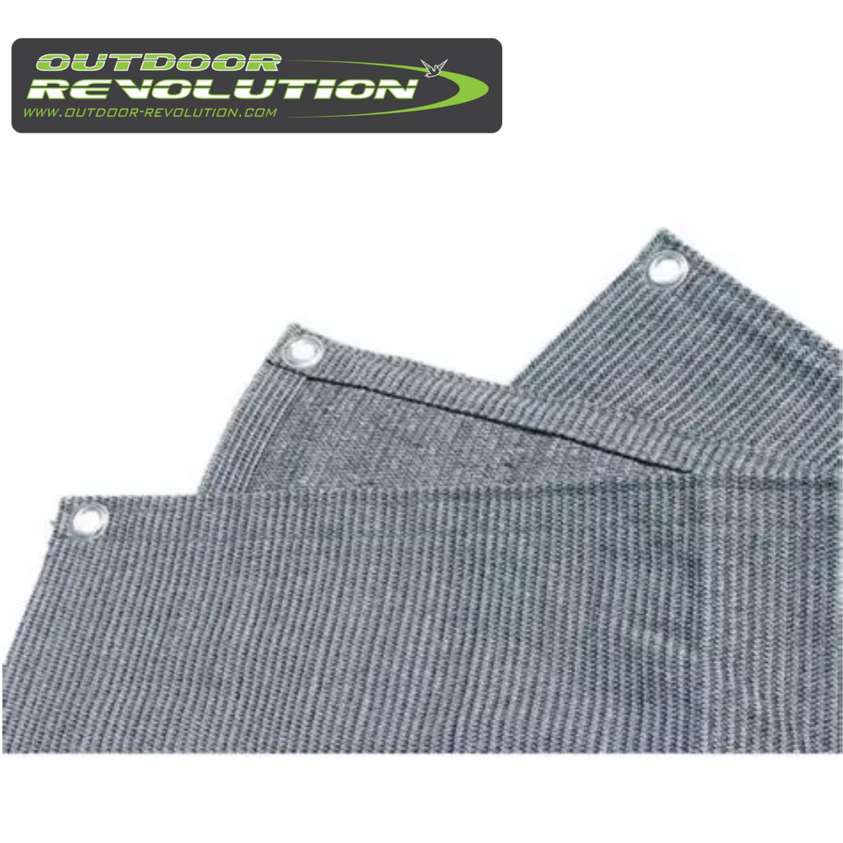 Outdoor Revolution TreadLite Carpet laid on grass, showcasing durable outdoor flooring for camping or outdoor use.