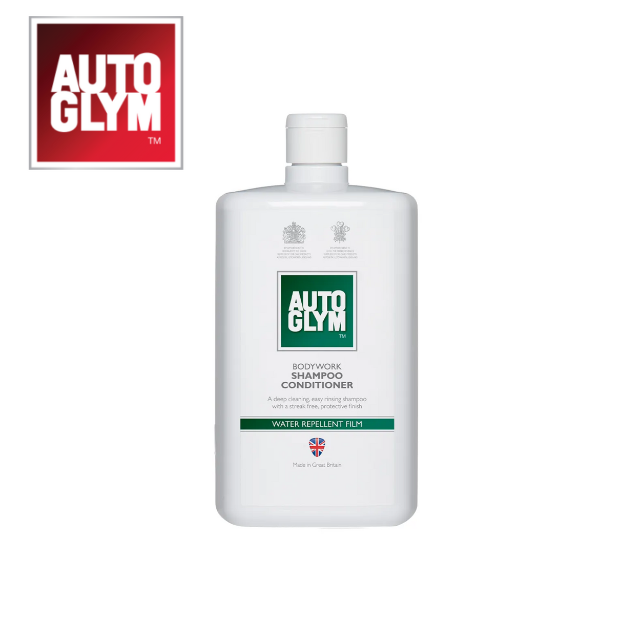 Autoglym Bodywork Shampoo Conditioner bottle with label, showcasing a vehicle cleaner for car wash and maintenance.