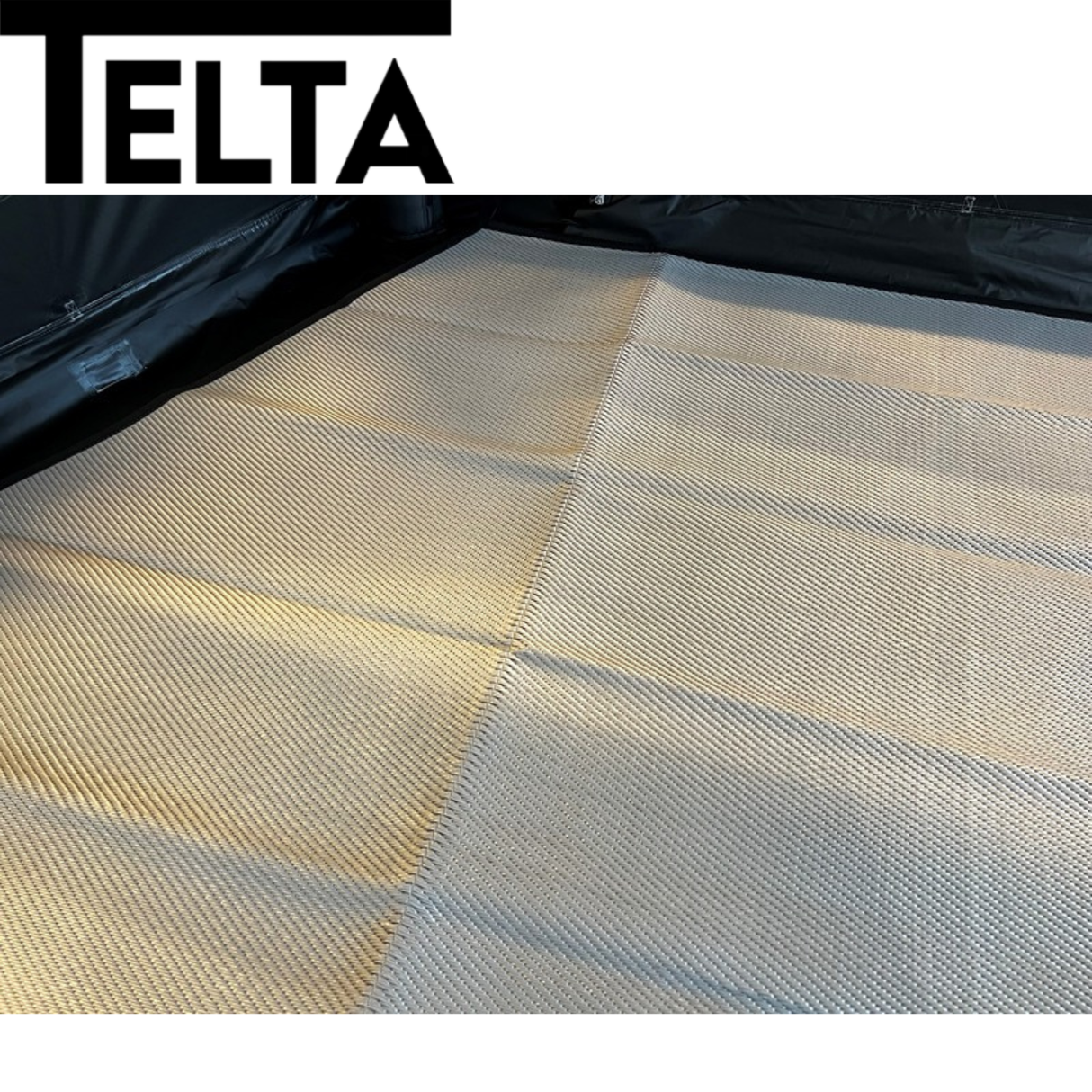 Telta Extra Tall Annexe breathable carpet in a soft texture, designed for comfort and style in any living space.