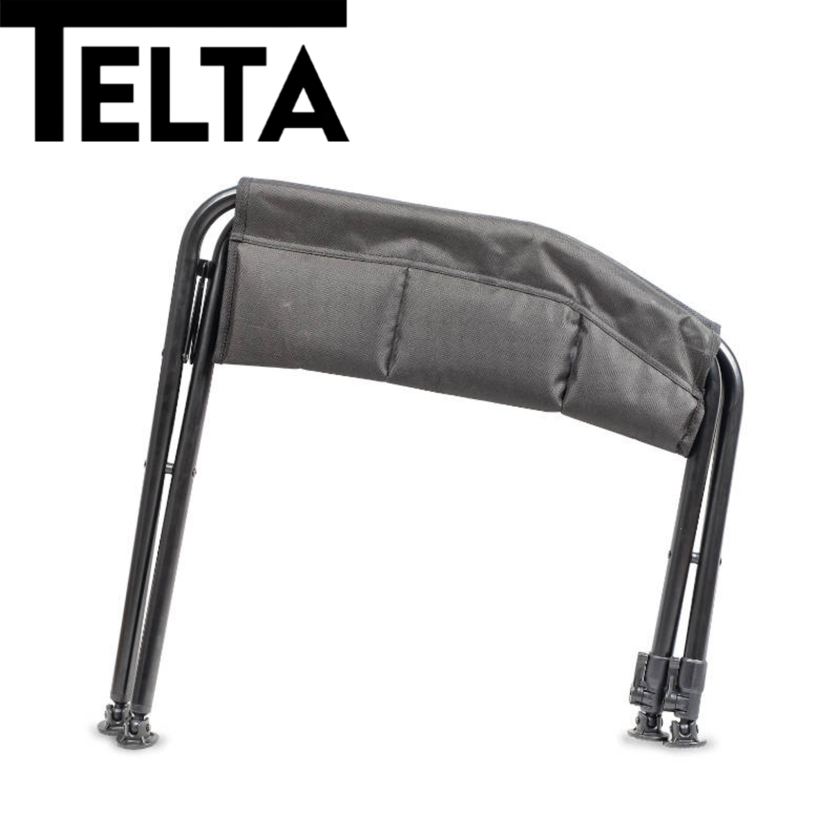 Telta Fyn Footrest in a modern design, showcasing a sleek shape and comfortable support for feet.
