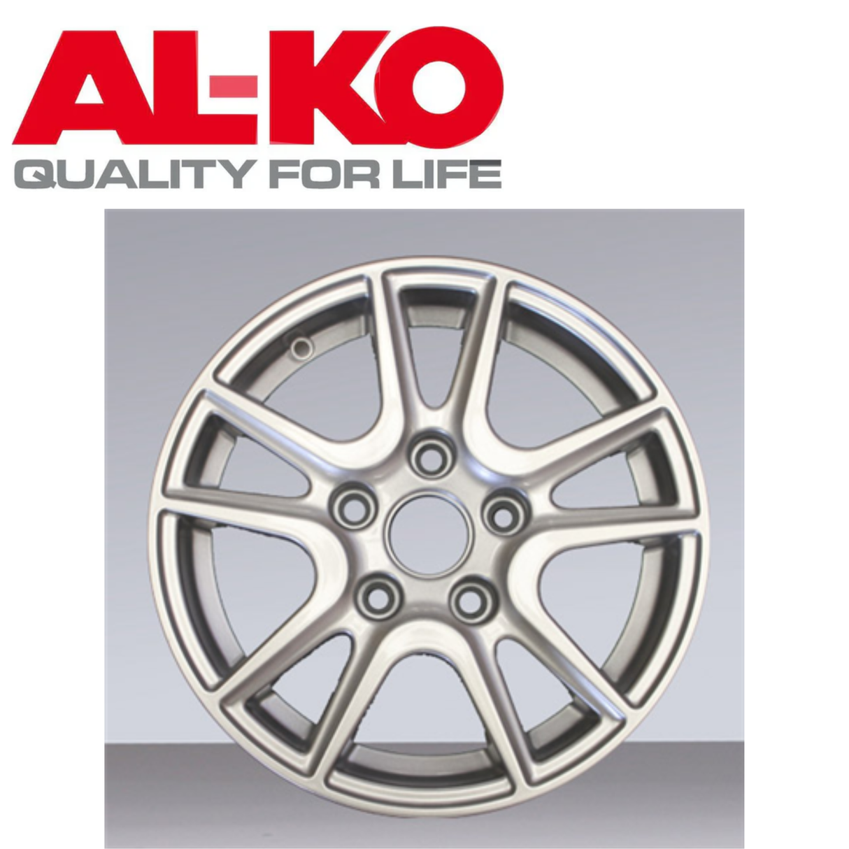 Alko Secure Wheel Lock Kit for 14-inch Erwin Hymer wheels, featuring the ALKO brand wheel lock in black with metal components.