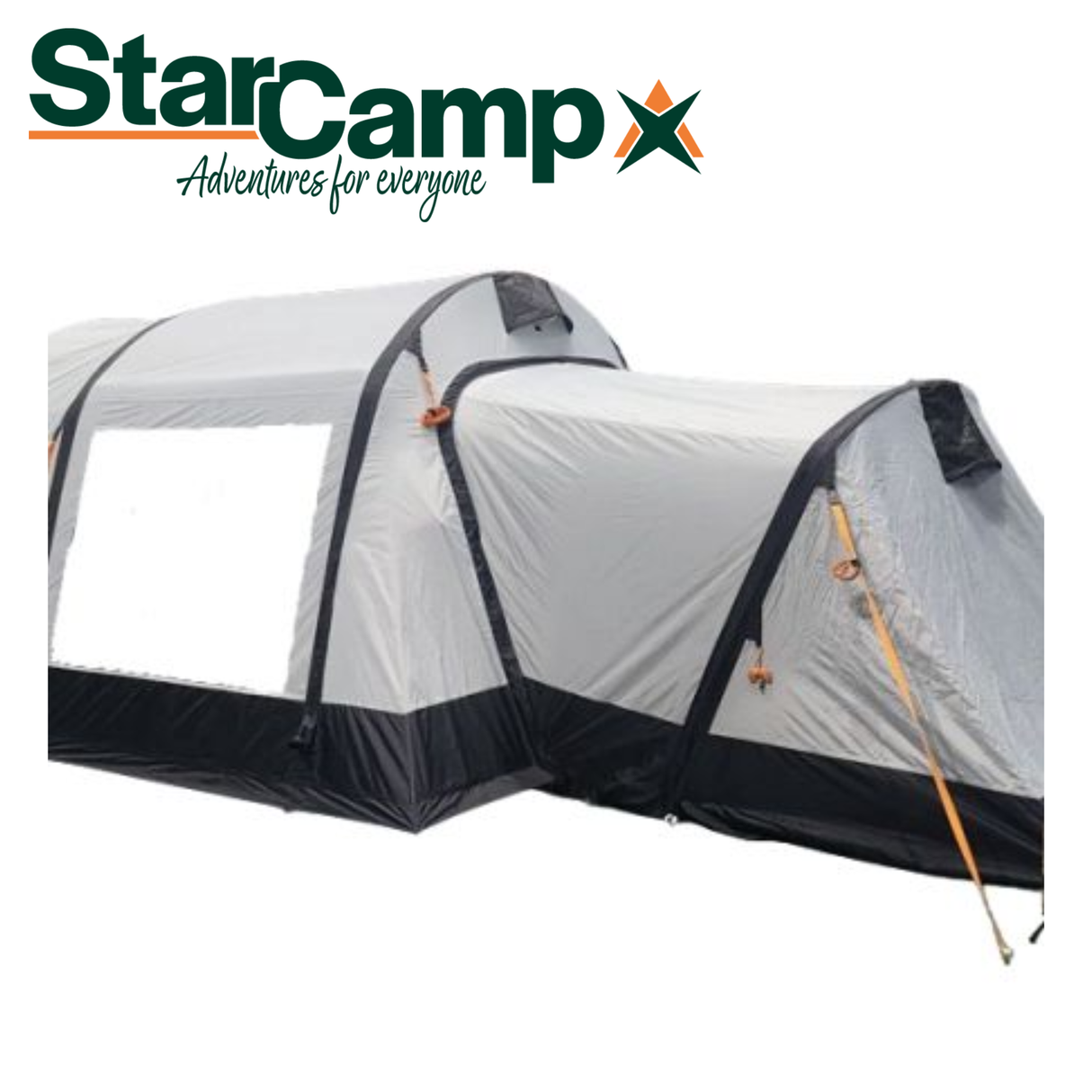Dorema StarCamp Voyager annexe with inner tent setup showcasing spacious design and durable materials.