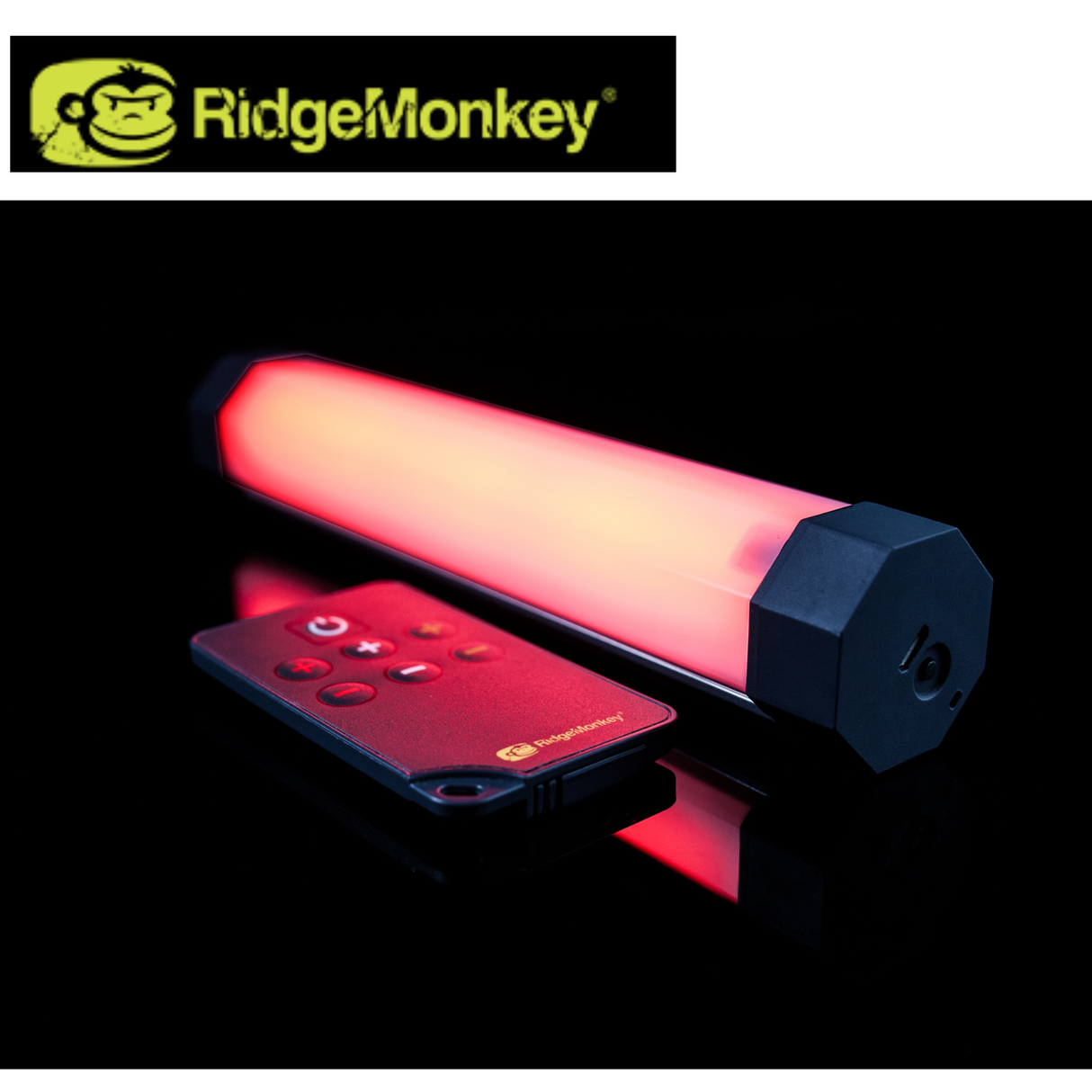 RidgeMonkey Bivvy Lite Elite IR, compact outdoor bivvy light with infrared features, suitable for camping and fishing setups.
