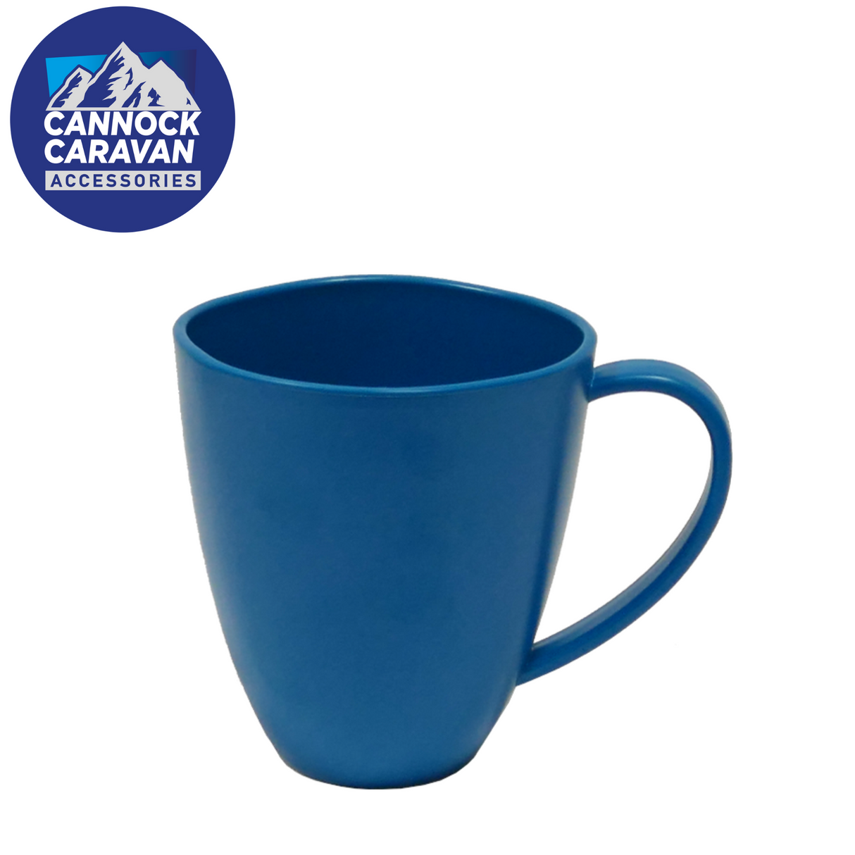 Nature Haven 16pcs dinner set in blue, featuring bowls, plates, and cups made from durable melamine material.