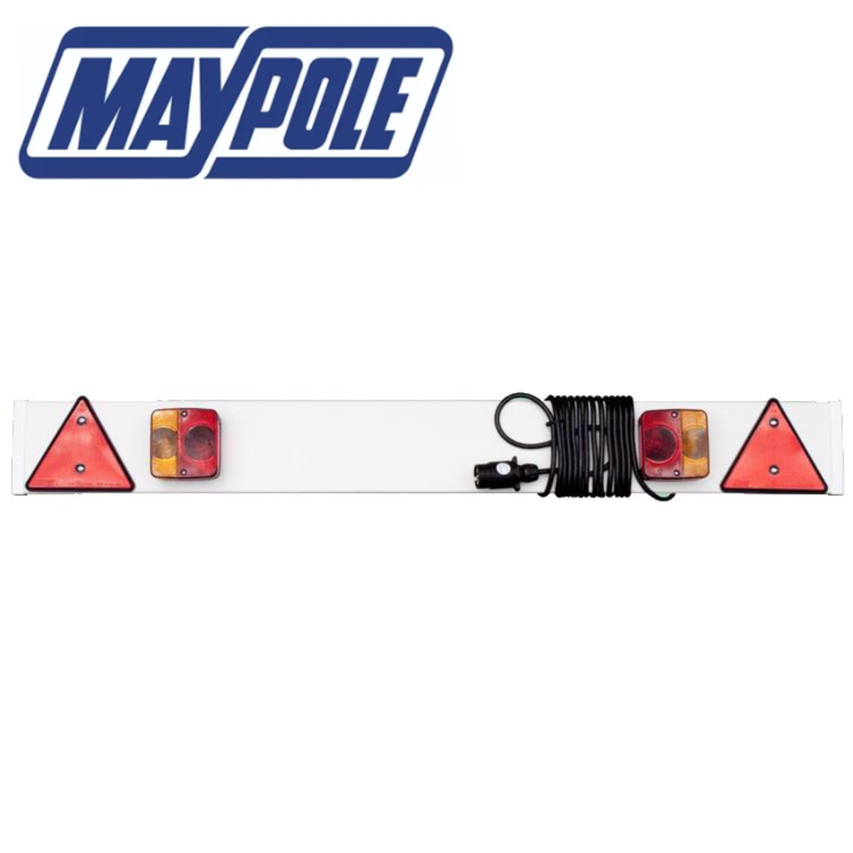 Maypole 1.2m Bulb Trailer Board with 4m Cable - 7-Pin Plug