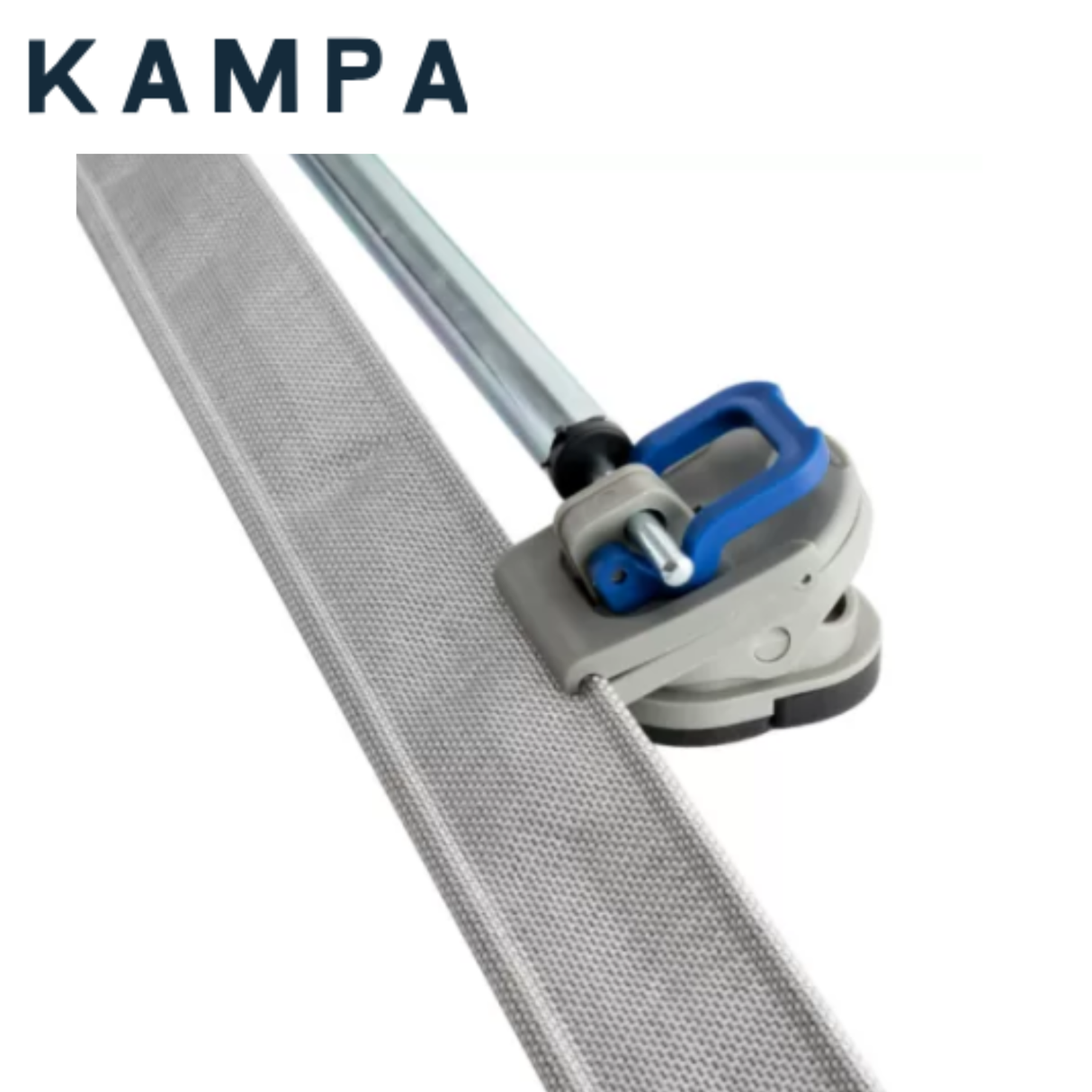 Kampa single bracket pad showing soft cushioning and durable fabric, designed for camper or caravan bracket support.