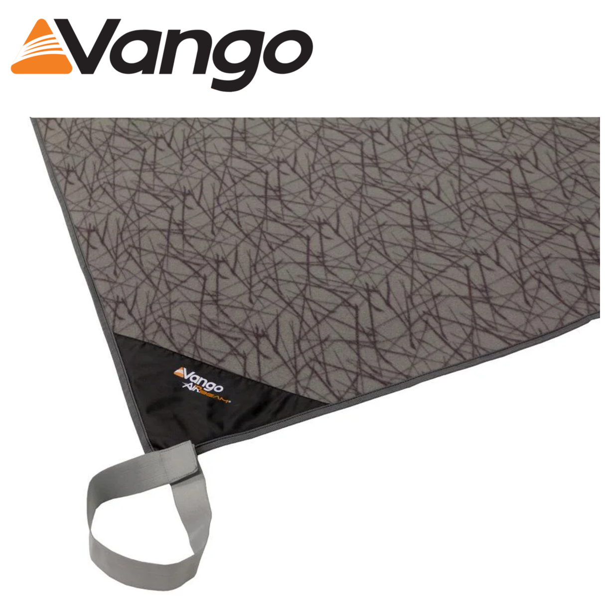 Vango Quadris Fitted Carpet CP132, featuring a plush texture and tailored fit for enhanced comfort in camping spaces.