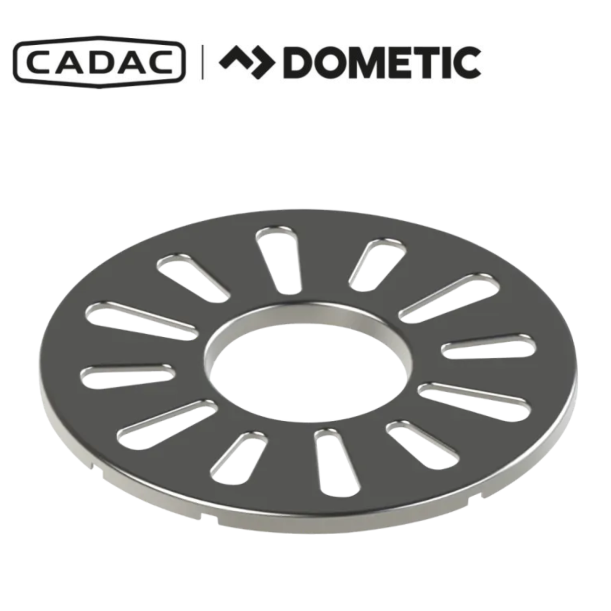 Cadac Dometic coffee pot stand with metal frame and adjustable height, designed to hold coffee pots securely during outdoor cooking.