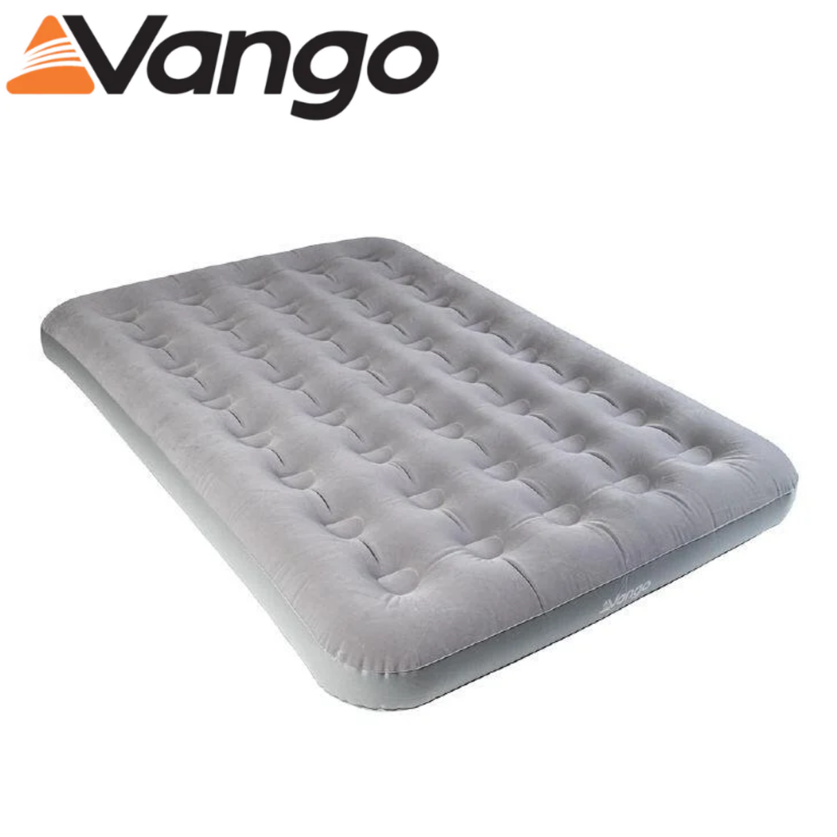 Vango double flocked airbed with soft surface and sturdy construction, suitable for indoor or outdoor use.