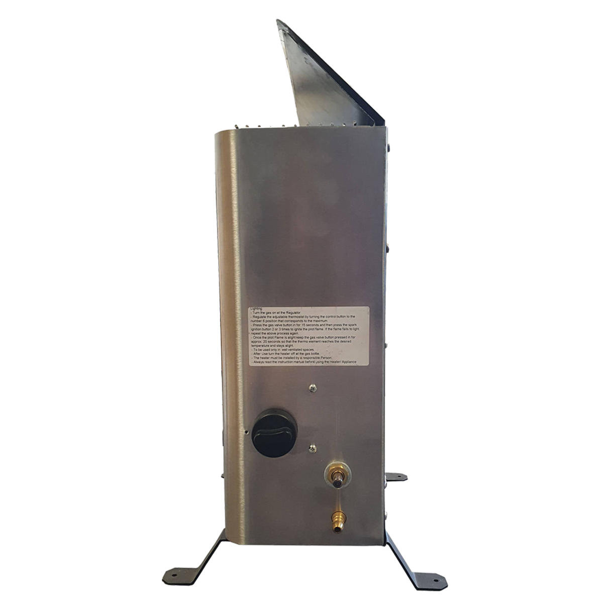 Eden Pro greenhouse heater in green, designed for indoor gardening, with digital controls and safety features.