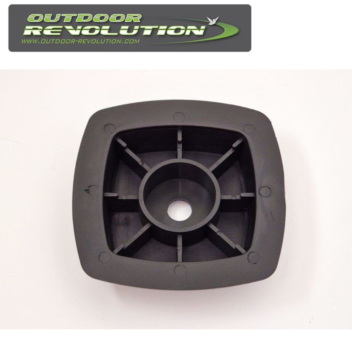Set of 4 Outdoor Revolution caravan stacker pads designed for stability and support on uneven surfaces.