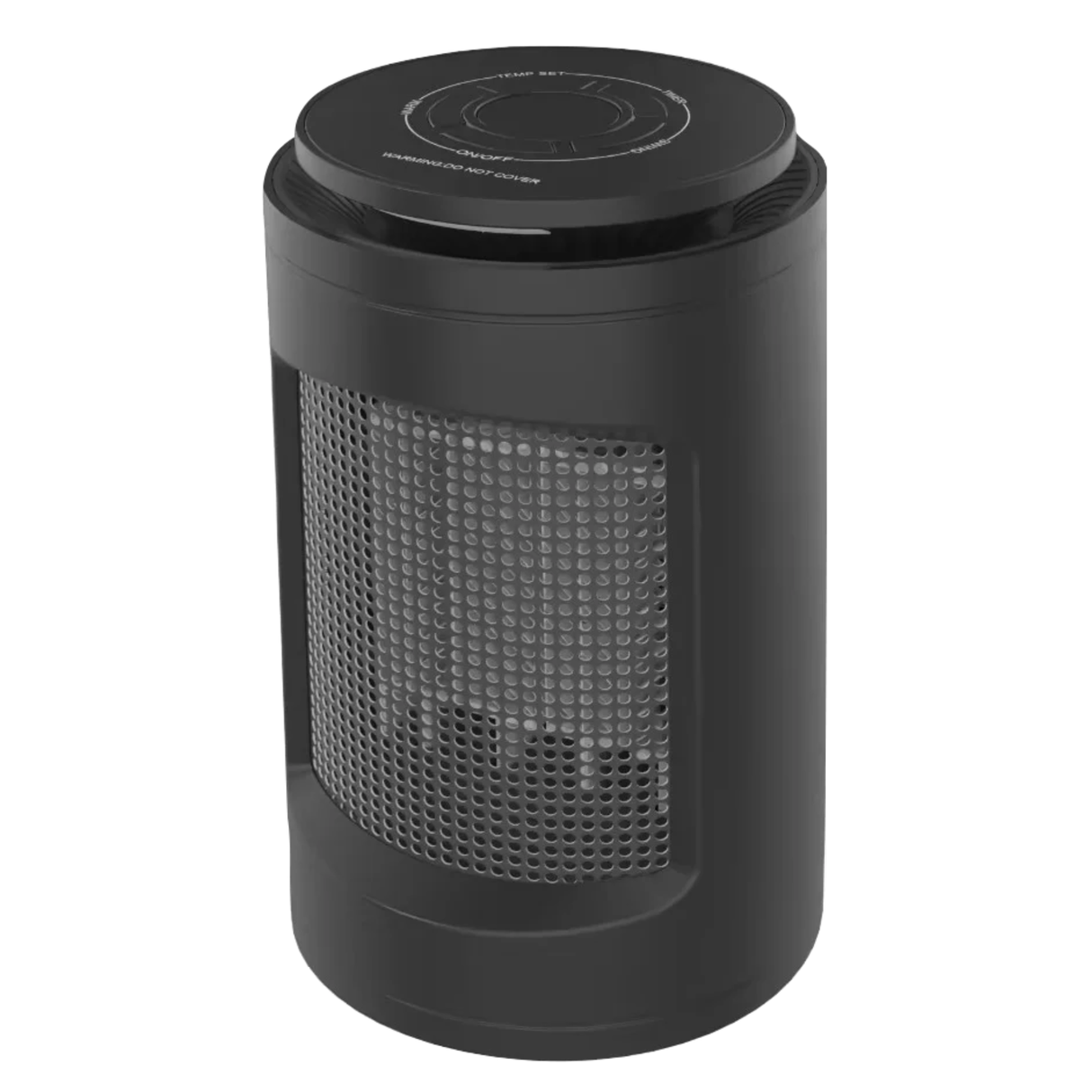 Quest Leisure Belize Digital Table Top Ceramic Heater with Diddy fan, shown on a surface with control panel and heating vents visible.