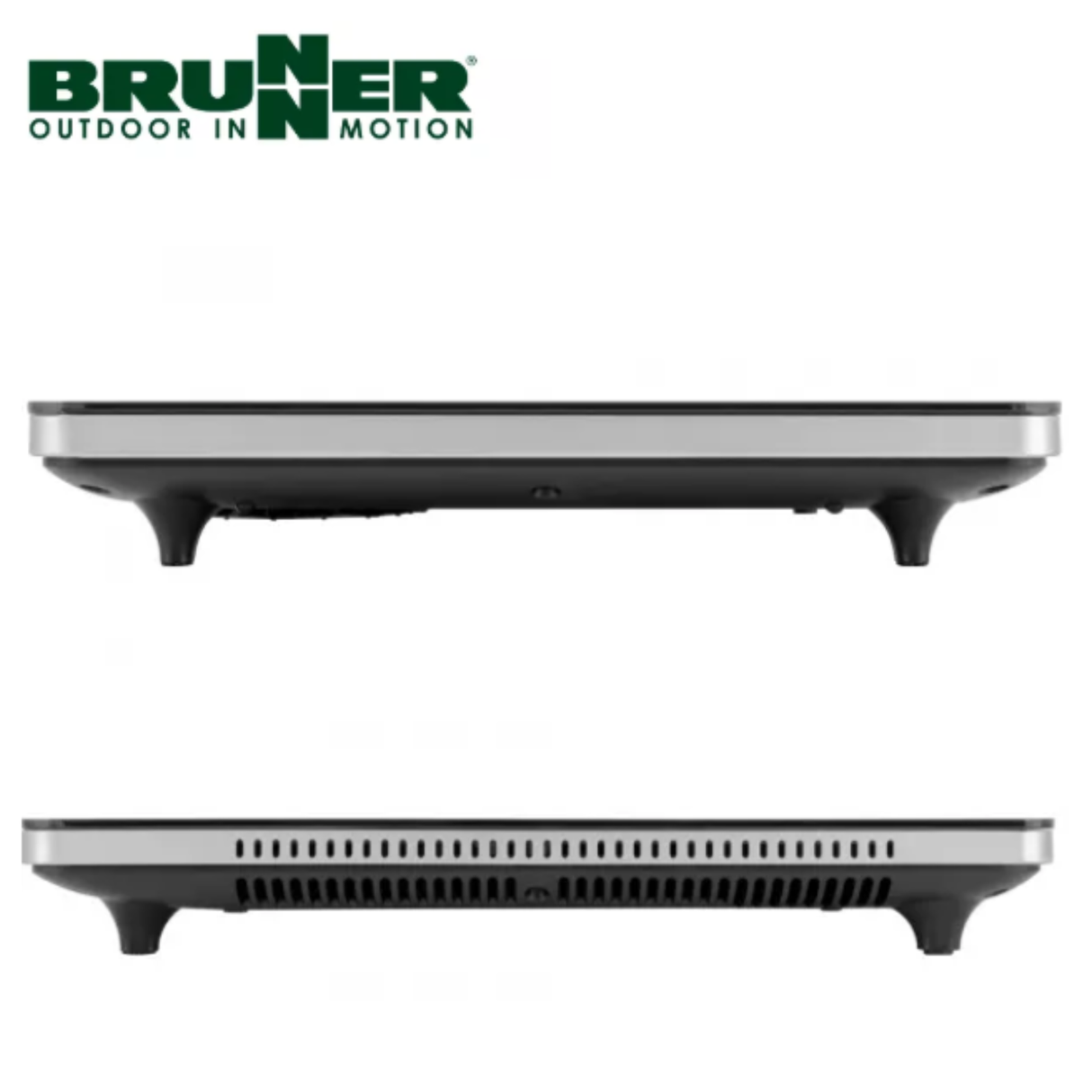 Brunner single electric induction hob with smooth black surface and control panel, designed for efficient cooking.