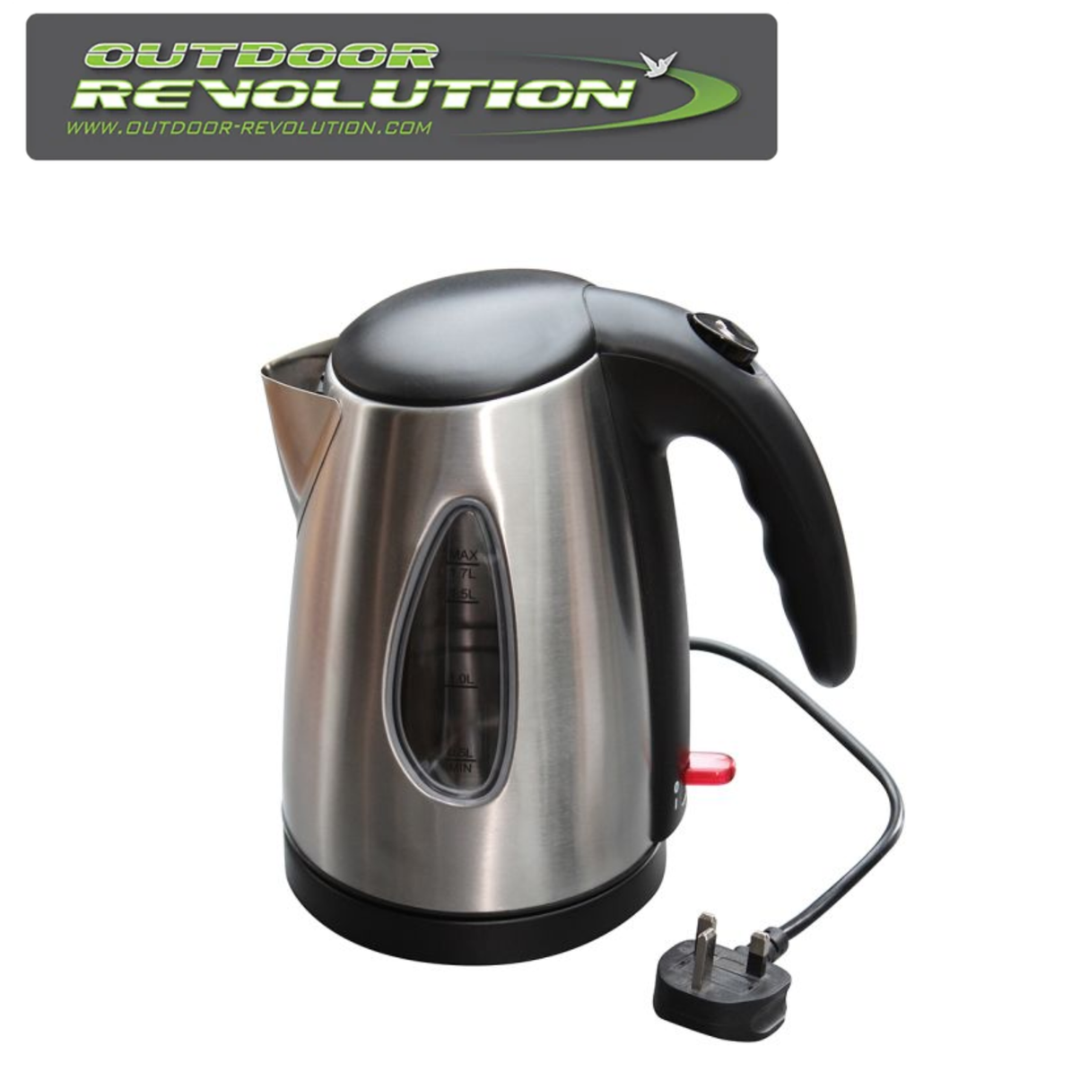 Outdoor Revolution 1.7L Premium Low Wattage Electric Kettle