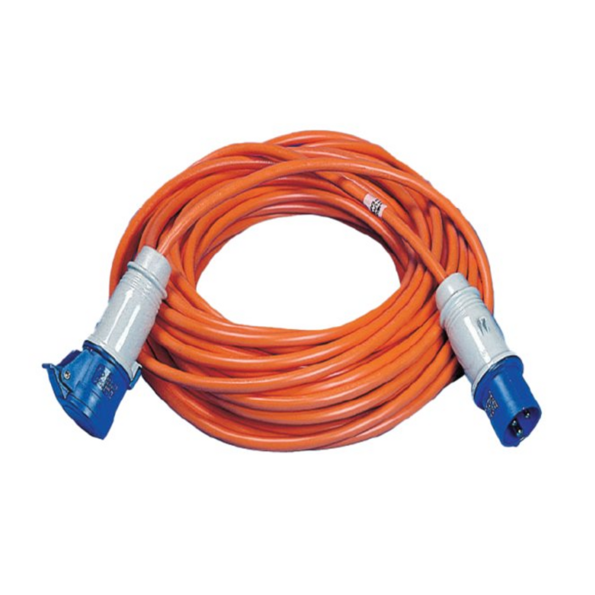 25 metre P.L.S mains lead by Electrical, showcasing a durable power cable with connectors.