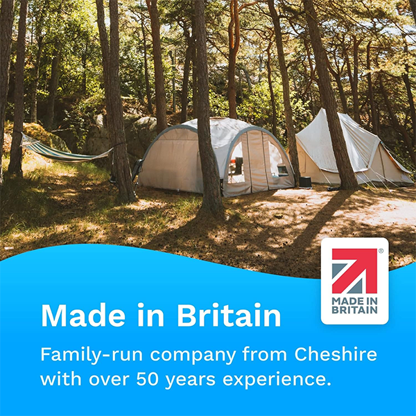 Leisuretime blue toilet fluid bottle with a vibrant blue label, designed for effective toilet cleaning and odor control.