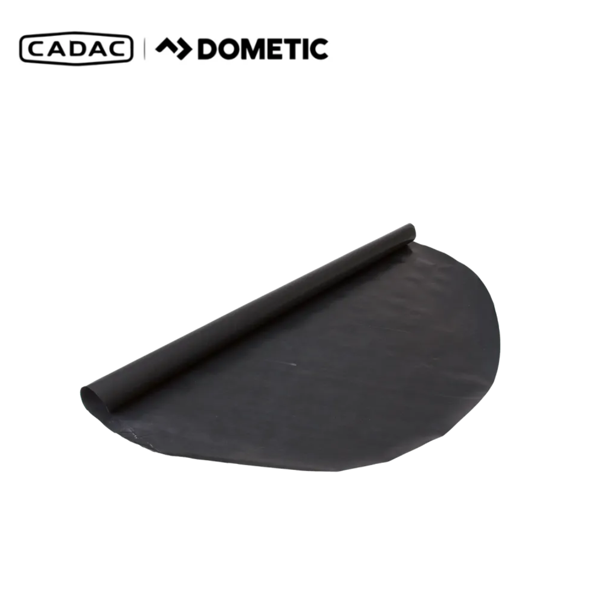 Cadac Dometic BBQ grill mats laid out on a surface, designed to protect and make grilling easier.