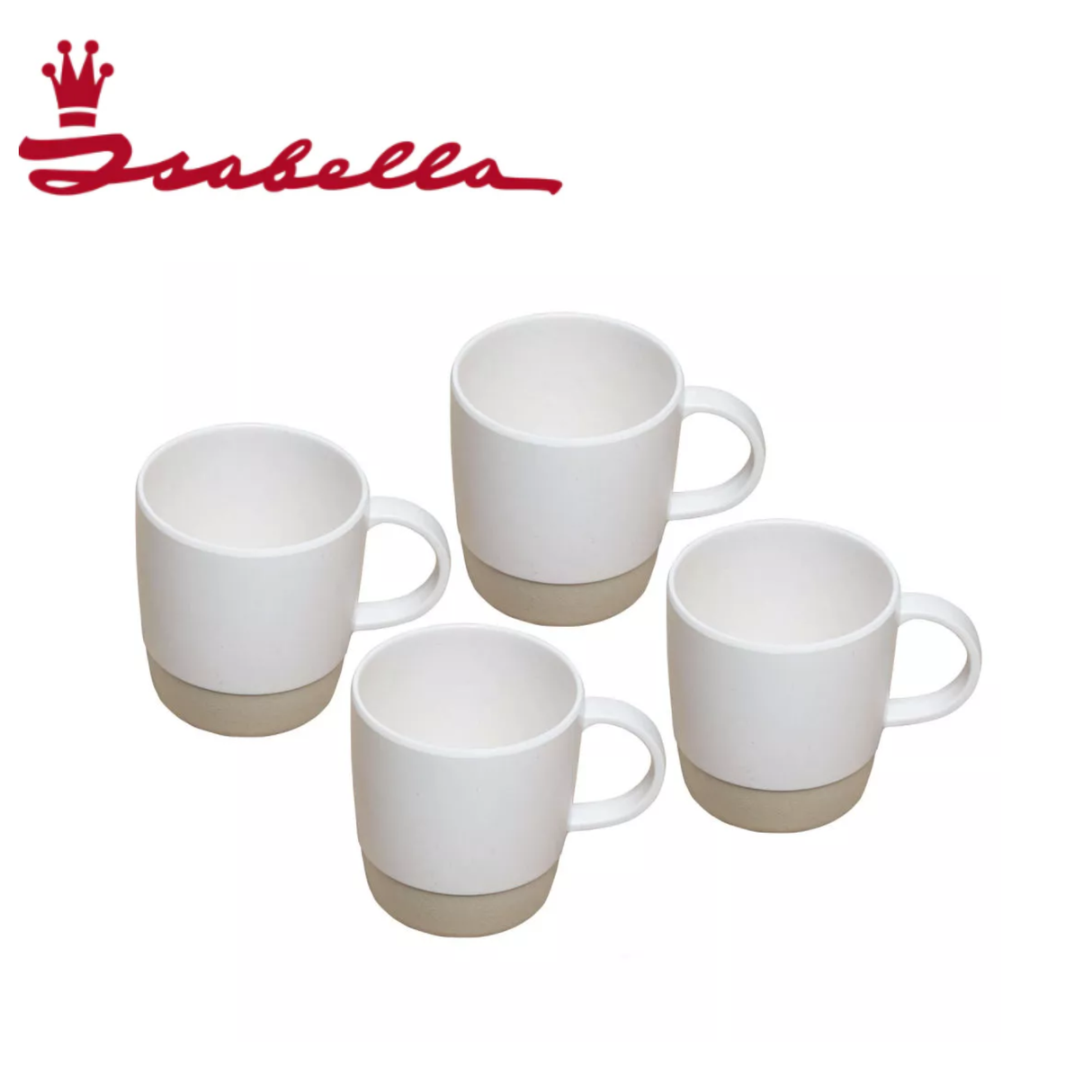 Isabella Natura Coffee Mugs Set of 4