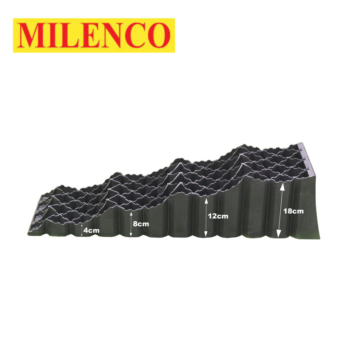 Milenco Quattro 3 levellers with a storage bag, showcasing sturdy design and compact storage for easy transport.