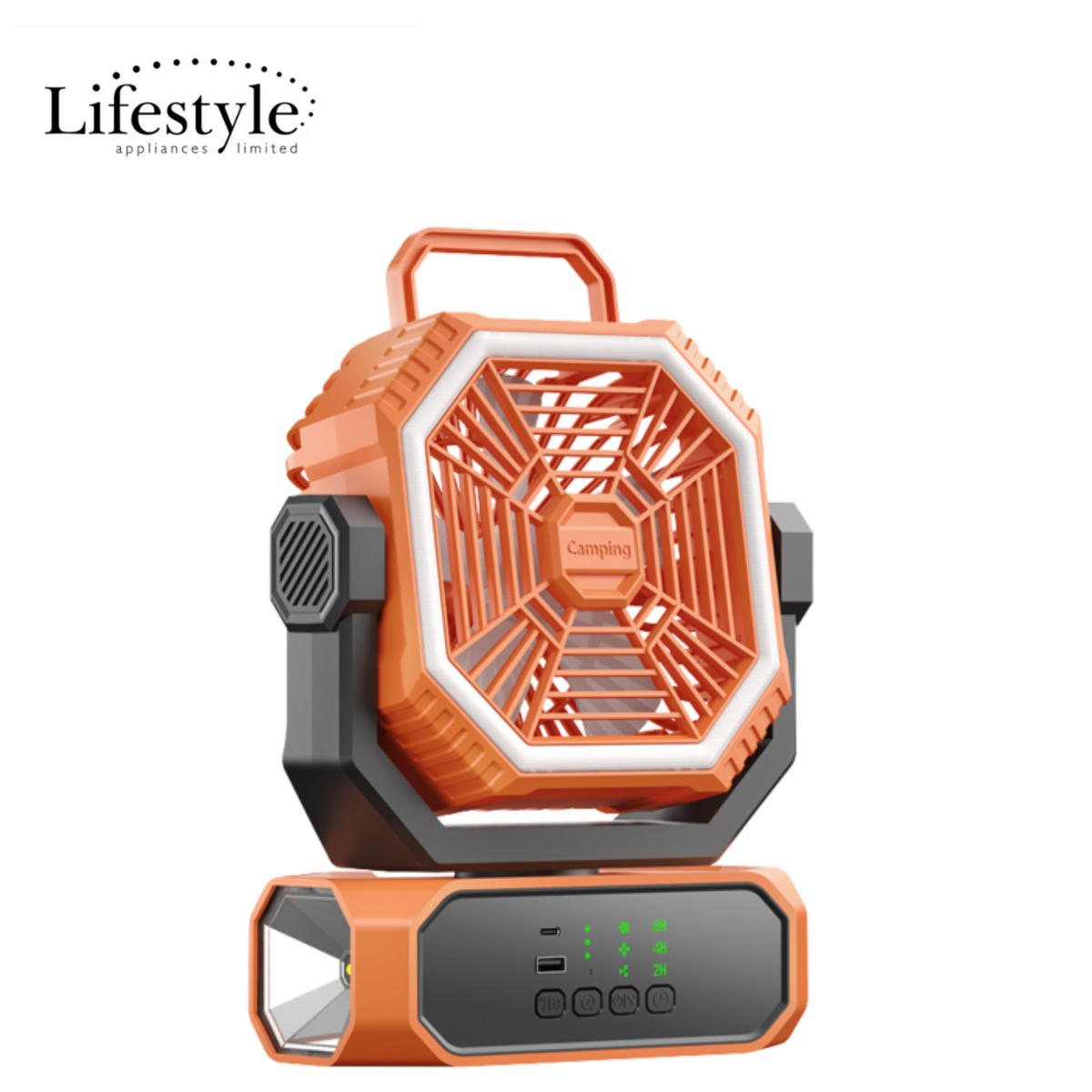 Lifestyle Rechargeable Fan/LED Light