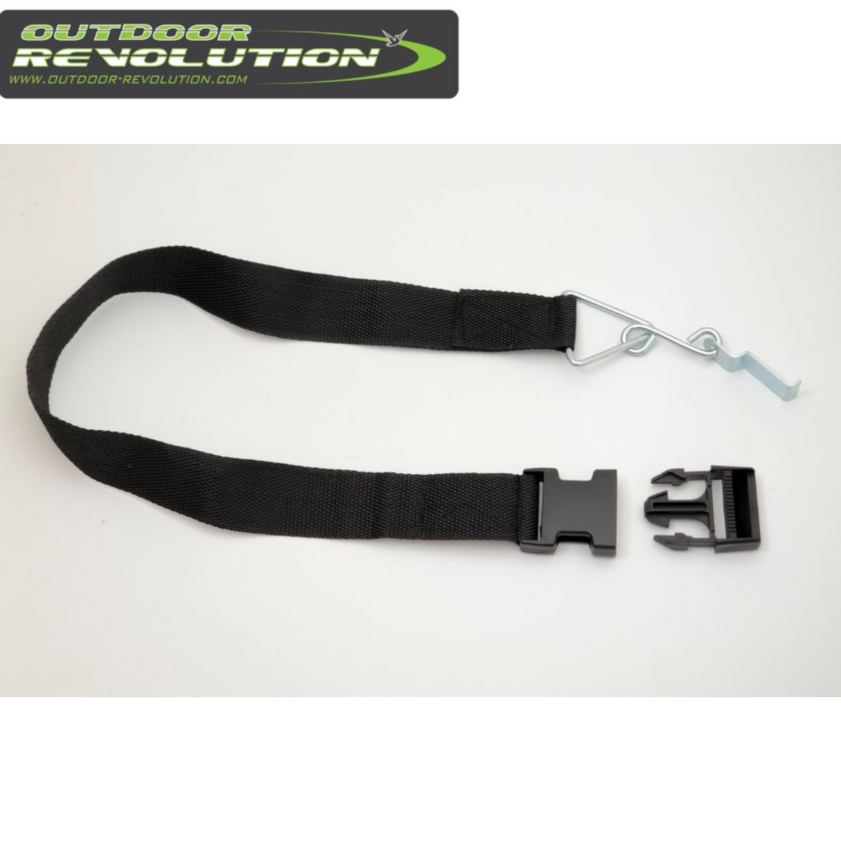 Outdoor Revolution Tie Down Set featuring durable straps and anchor points for securing outdoor gear and equipment.