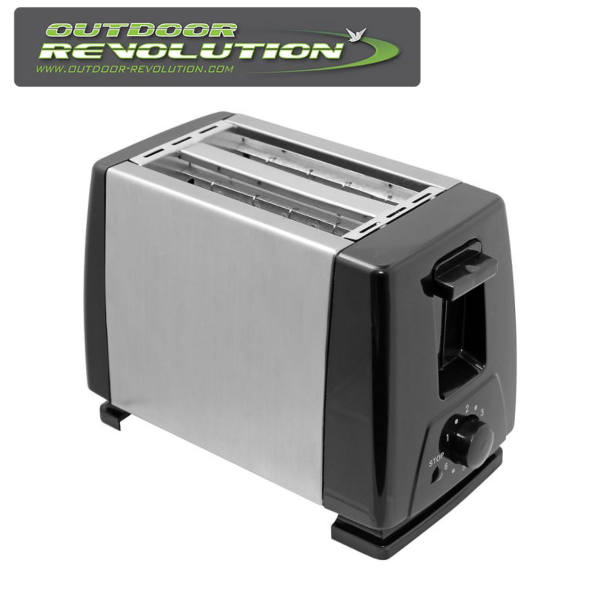 Outdoor Revolution Premium Low Wattage 2 Slice Electric Toaster
