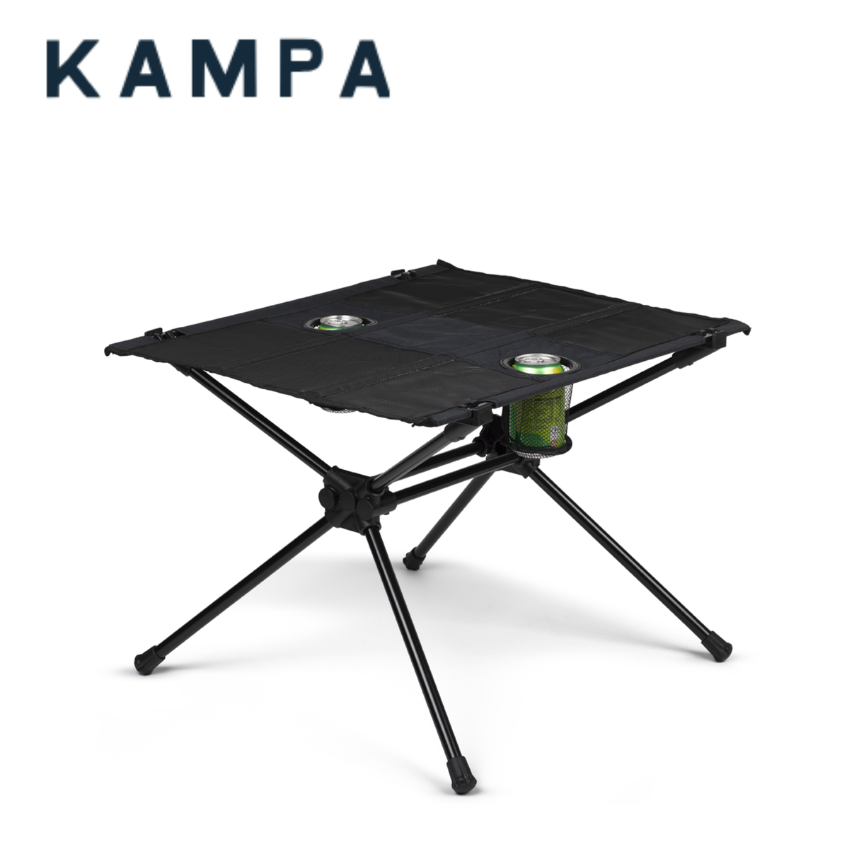 Kampa ToadStool table with a sturdy surface and metal legs, designed for outdoor camping or patio use.