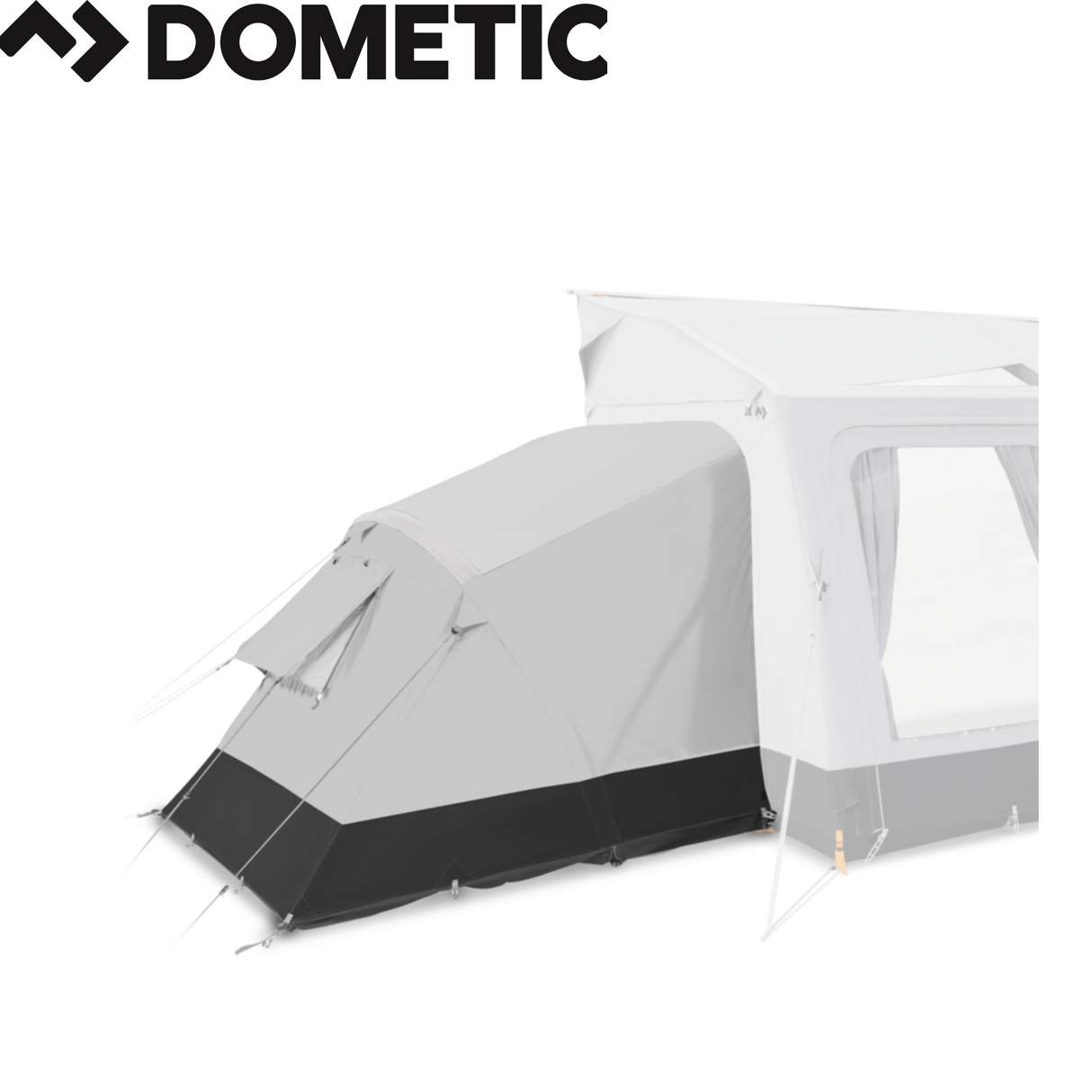Dometic Tour Air Tall Annexe with inner tent setup, showcasing spacious design and durable materials in an outdoor setting.