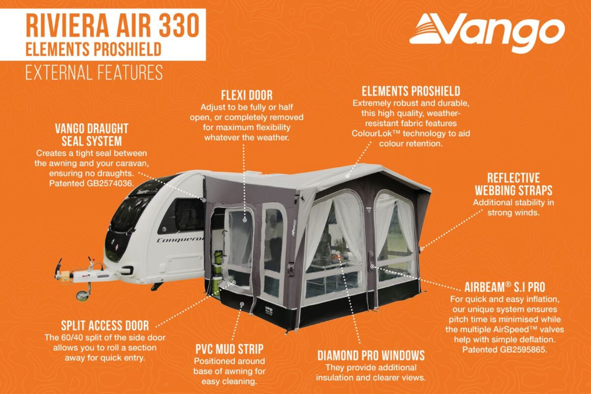 Vango Riviera 330 ProShied