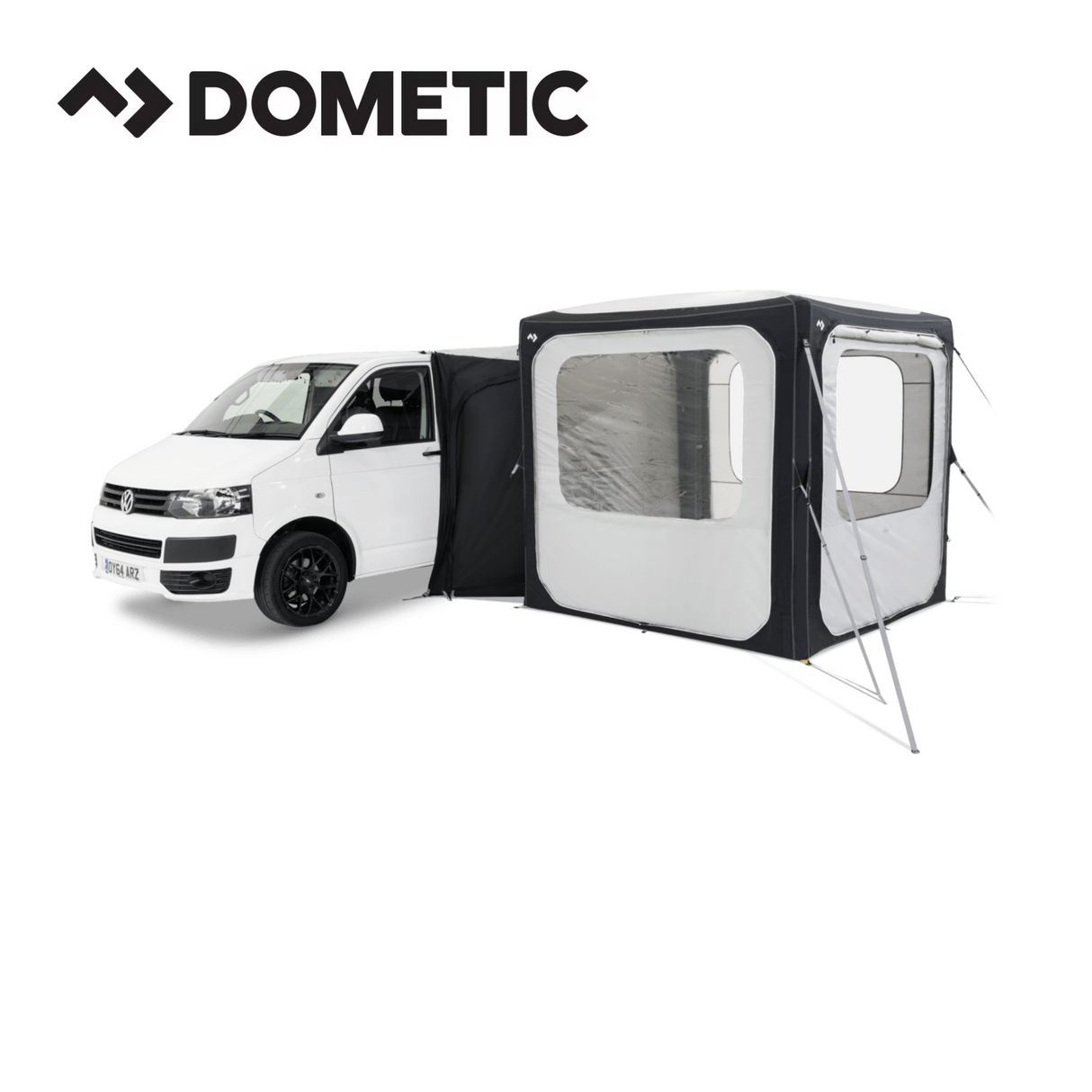 Dometic Hub Connect Tunnel accessory for modular Dometic Hub, showcasing its design and connectivity features.