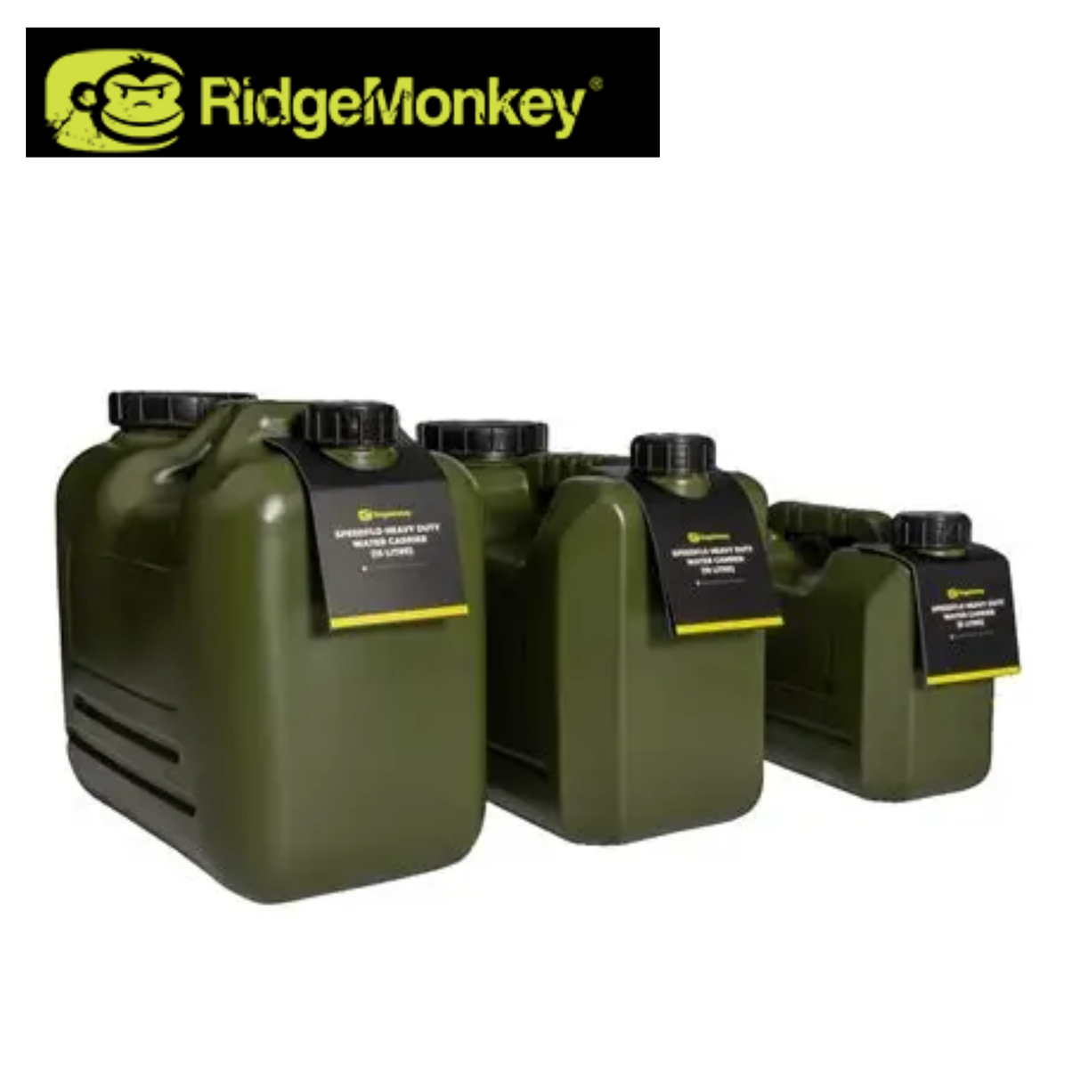 RidgeMonkey SpeedFlow Heavy Duty Water Container 2.5L, 5L, 10L, 15L, 20L