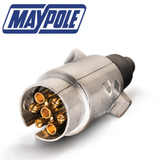 Maypole 12N Type 7 Pin Aluminium Plug MP024