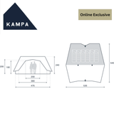 Kampa Wildrest 6 Person Tent
